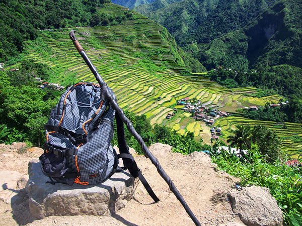 Smart Alec at the rice terraces